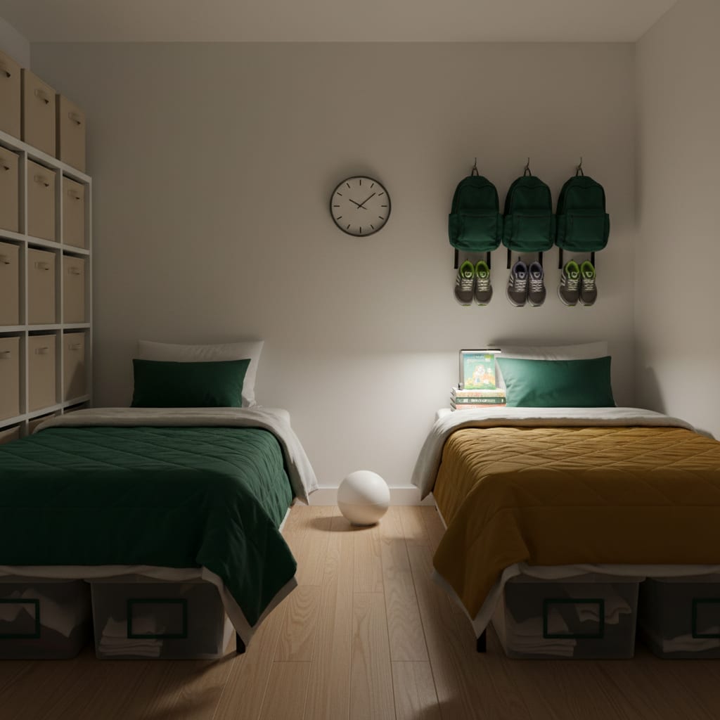 Bedtime for Kids Sharing a Room: The Staggered System