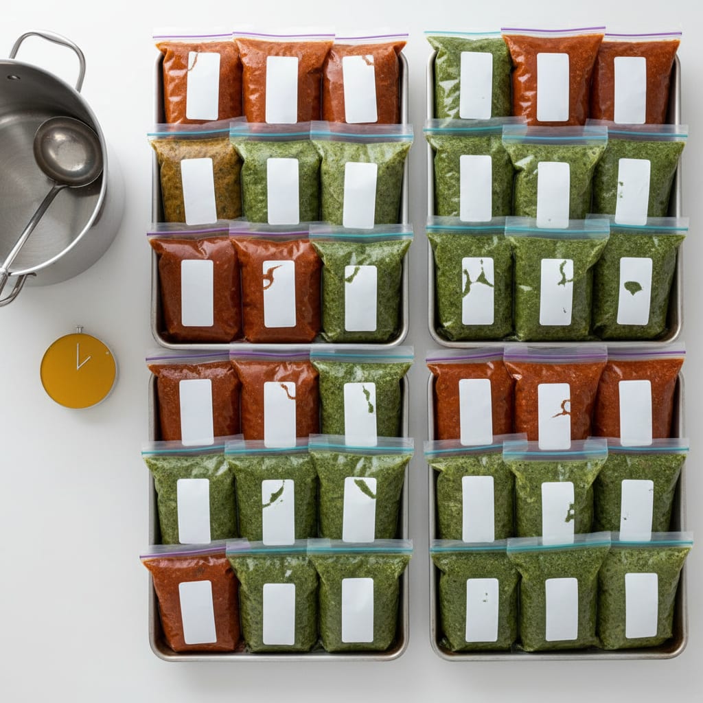 Freezer Meals for Large Families: One Day, 20 Dinners