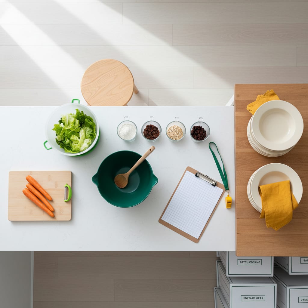 Kid Kitchen Jobs by Age: Running Dinner as a Crew