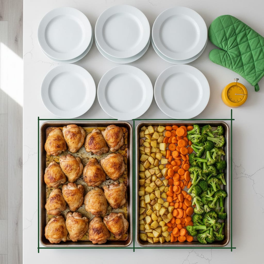 Sheet Pan Dinners That Feed Six From Two Pans